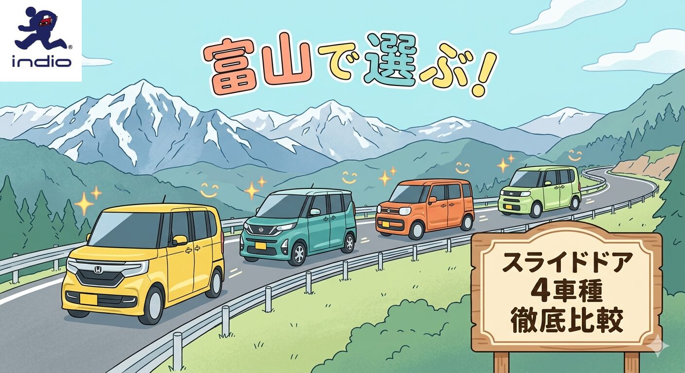 富山で大人気！軽スライドドア4大モデル徹底比較｜あなたにピッタリの1