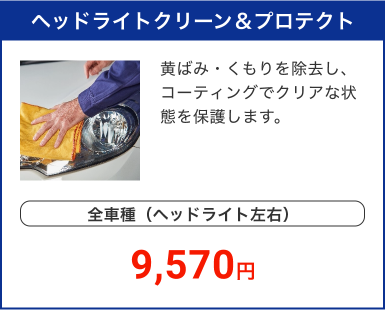 ヘッドライトクリーン＆プロテクト